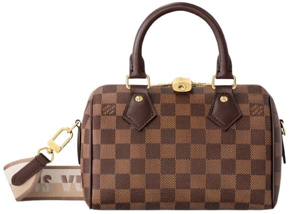 Mini Cream Monogram Speedy Bandoulière 20