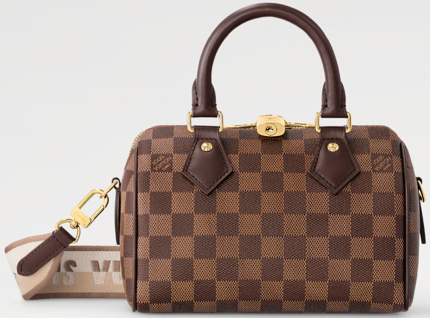 Mini Cream Monogram Speedy Bandoulière 20