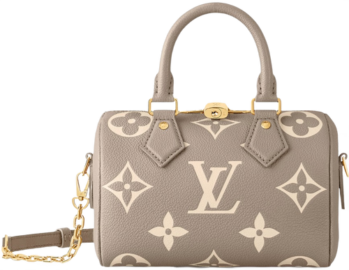 Mini Cream Monogram Speedy Bandoulière 20